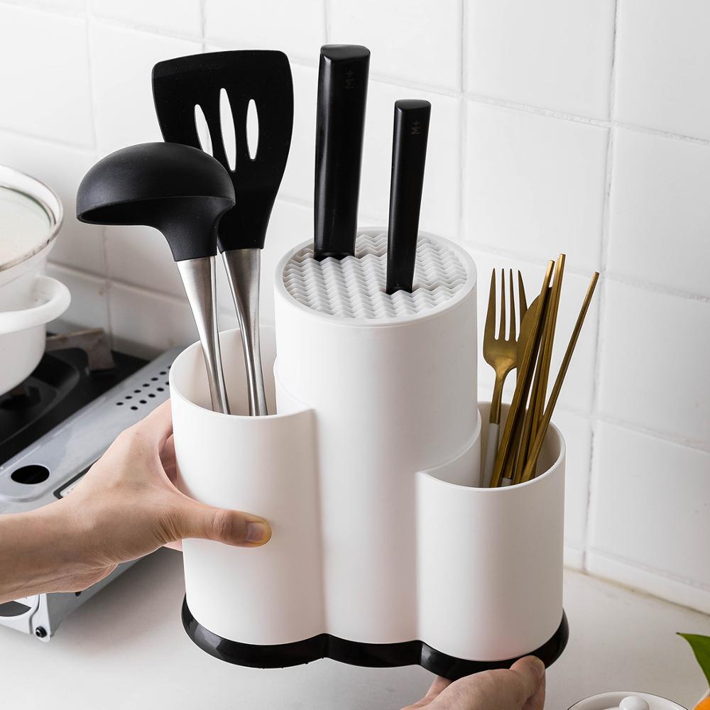 Utensil Holder Kitchen Drainer Organizer