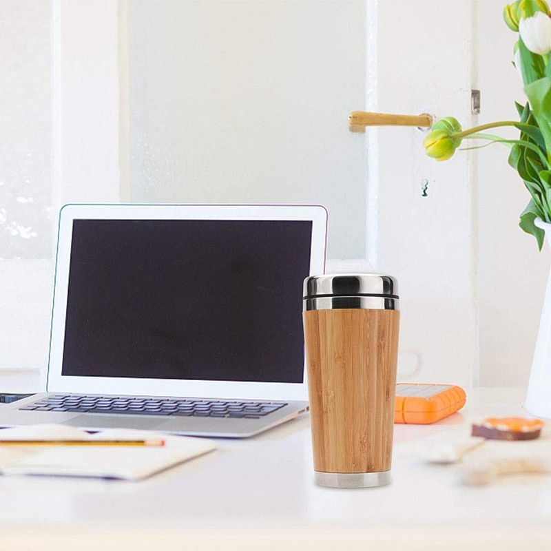 Traveling Bamboo Tumbler Cup