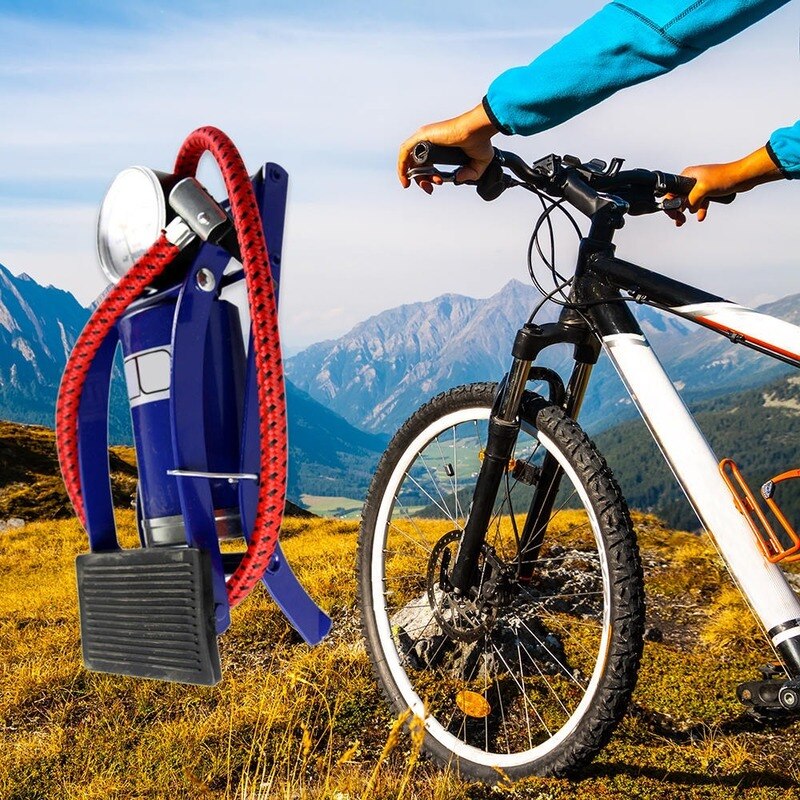 Bicycle Foot Pump Portable Inflator