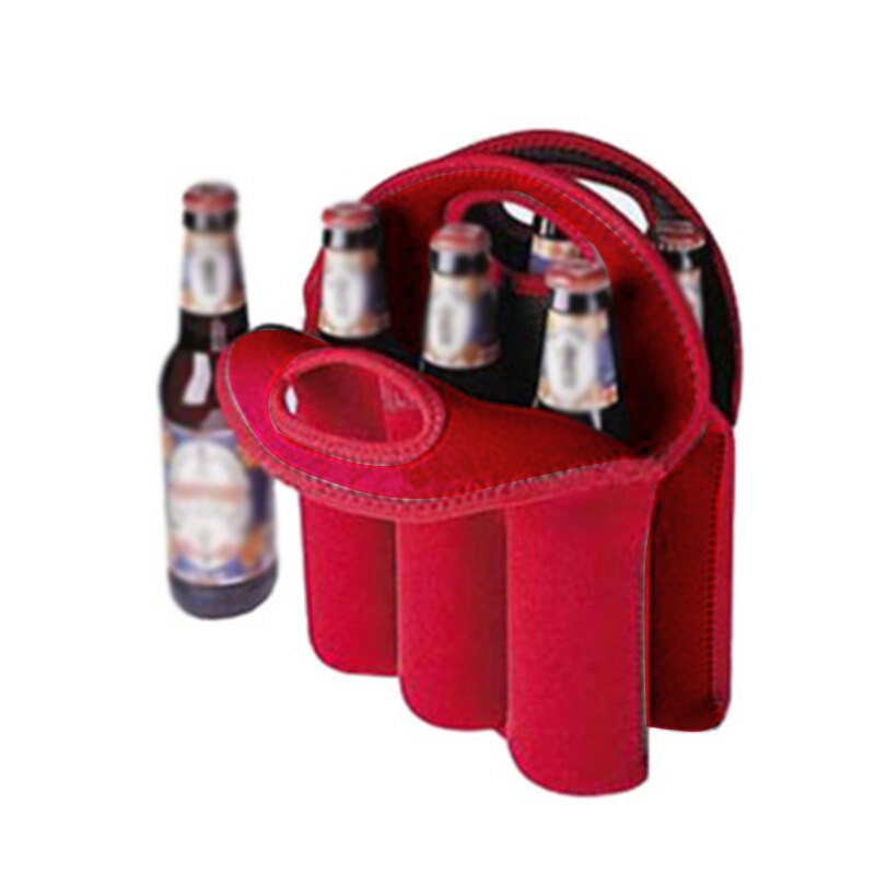 Beer Bottle Carrier Six Slot Bag