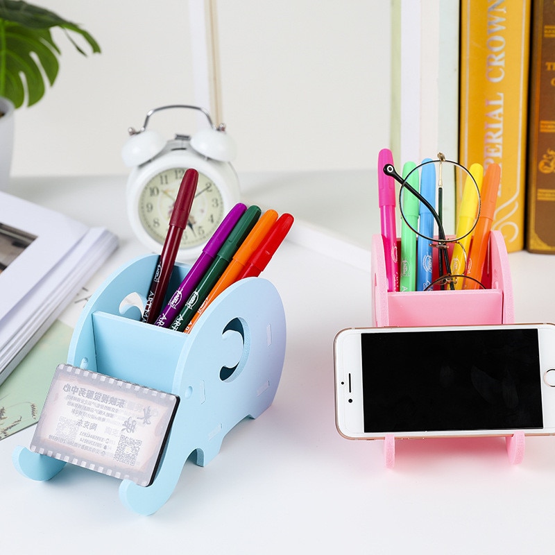 Elephant Pen Holder Multifunctional Phone Rack