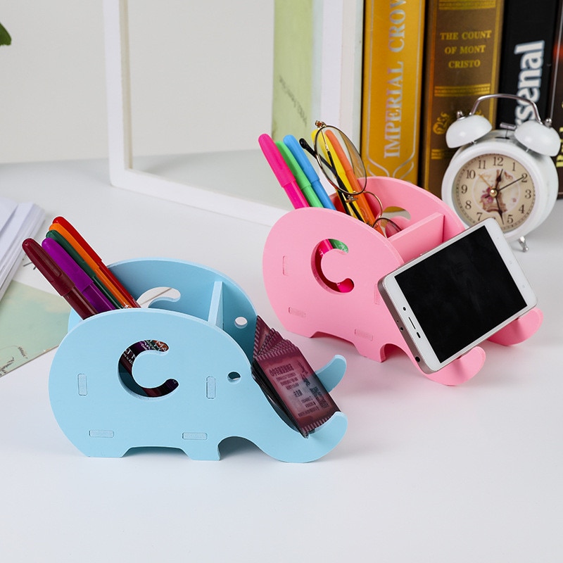 Elephant Pen Holder Multifunctional Phone Rack