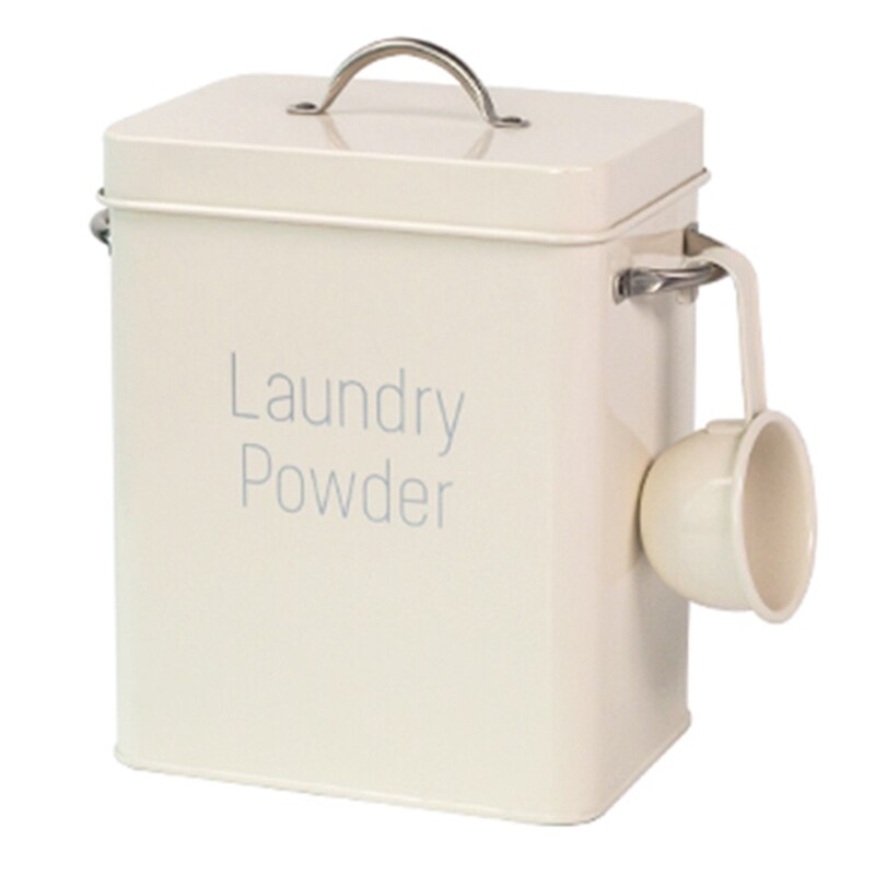 Laundry Powder Container Metal Box