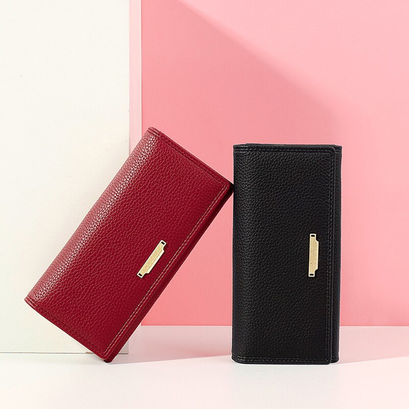 Ladies Travel Wallet Long Leather Wallet