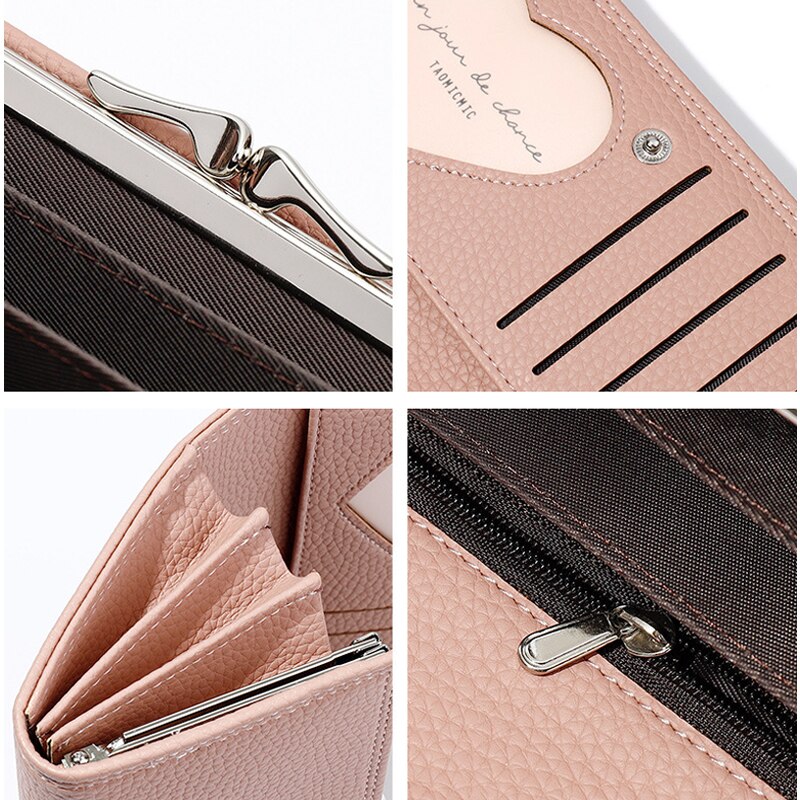 Ladies Travel Wallet Long Leather Wallet