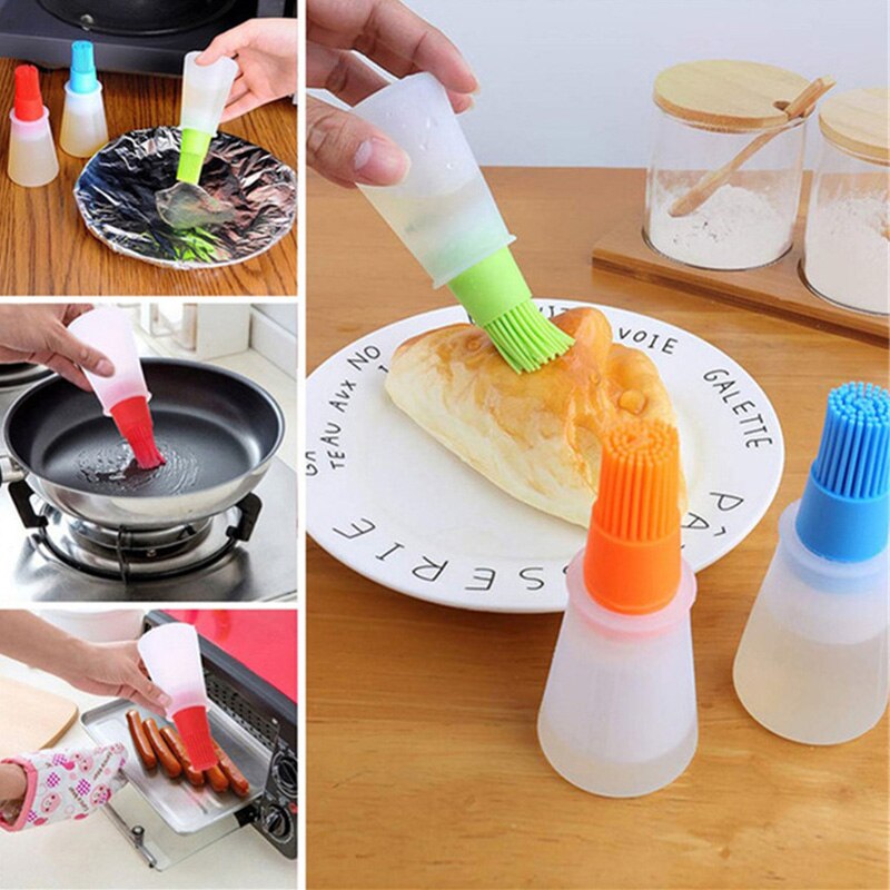 Silicone Oil Brush Bottle Dispenser