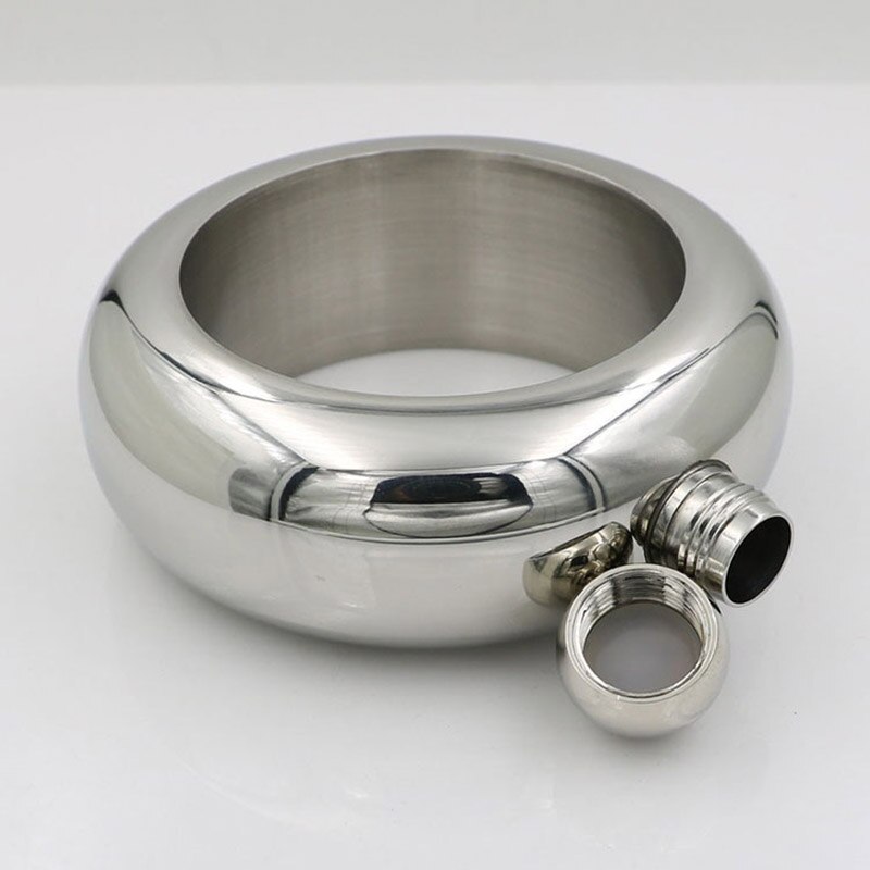 Booze Bangle Stainless Steel Bracelet Flask