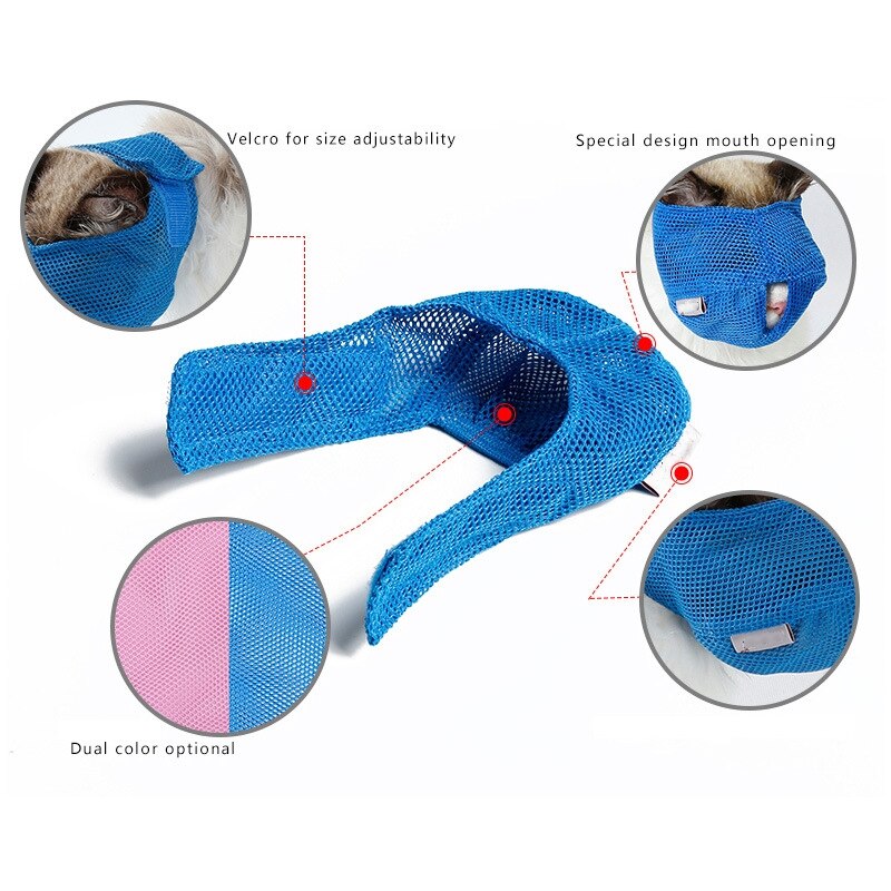 Cat Muzzle for Grooming Anti Bite Mask