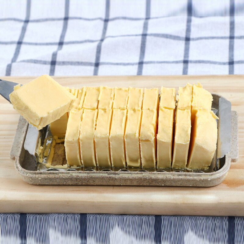 Butter Case with Stainless Steel Butter Cutter