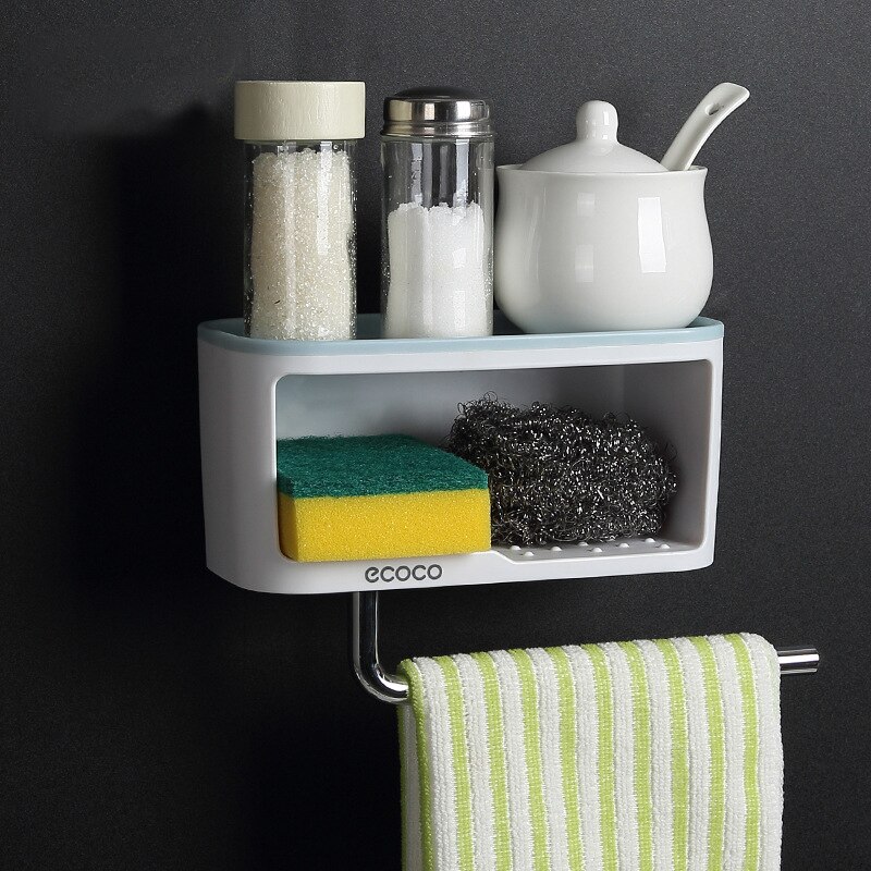 Plastic Bathroom Wall Shelf