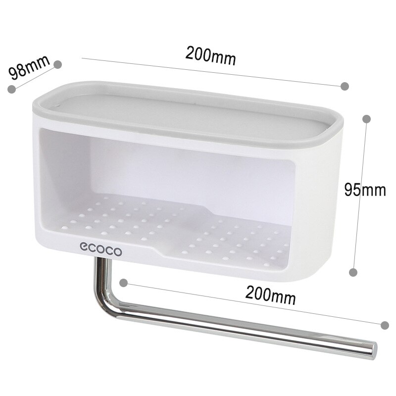 Plastic Bathroom Wall Shelf