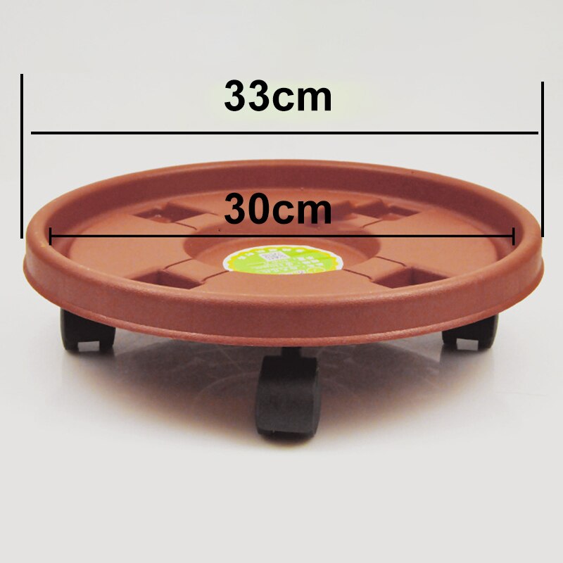 Plant Caddy Garden Plate with Wheels