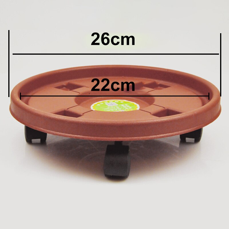 Plant Caddy Garden Plate with Wheels