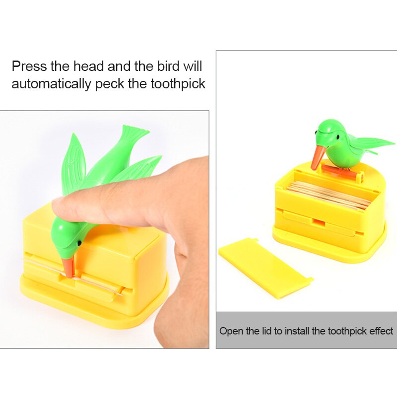 Bird Toothpick Holder Cute Toothpick Dispenser