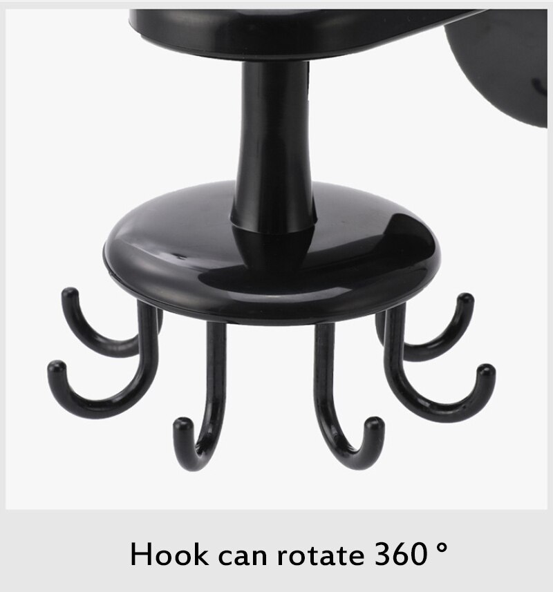 Rotating Utensils Hanger (6 Hooks)