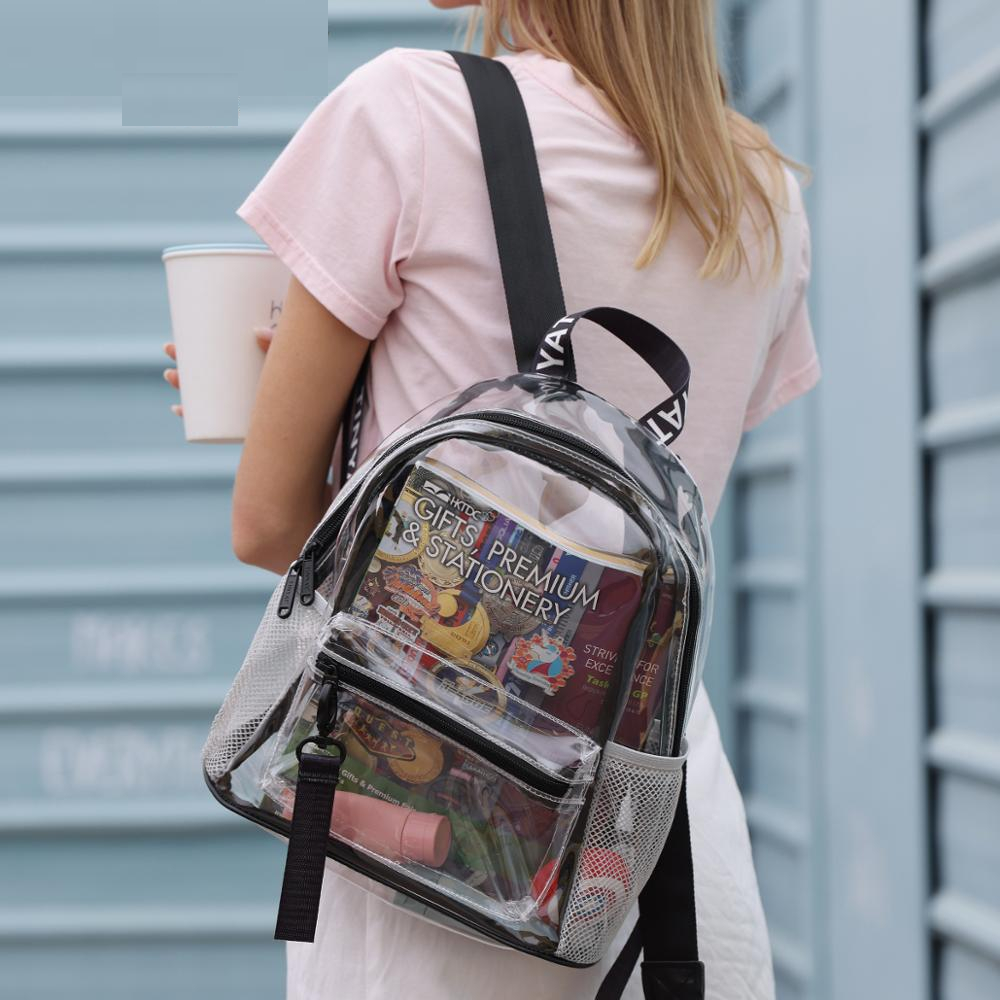 Transparent Clear Plastic Backpack