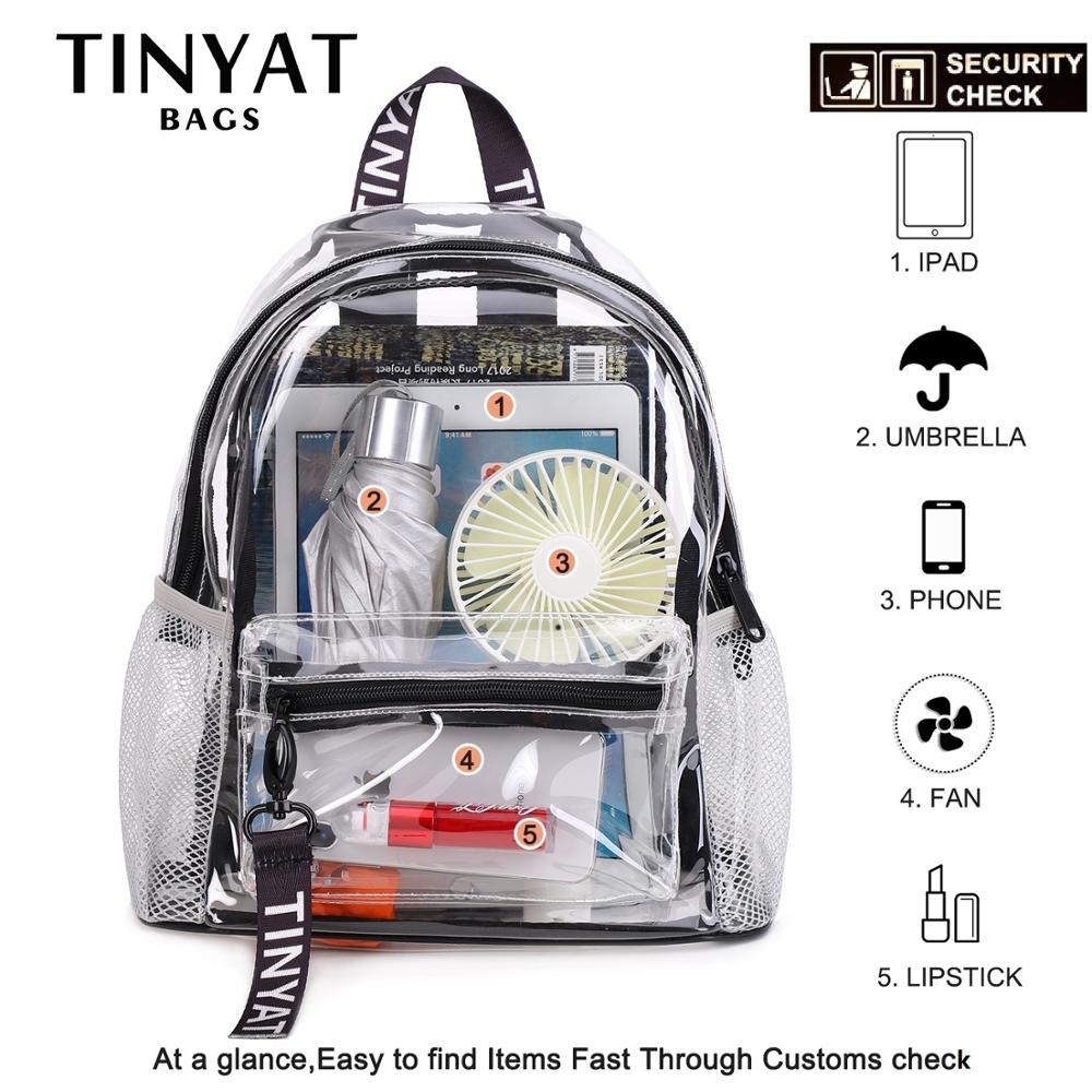 Transparent Clear Plastic Backpack