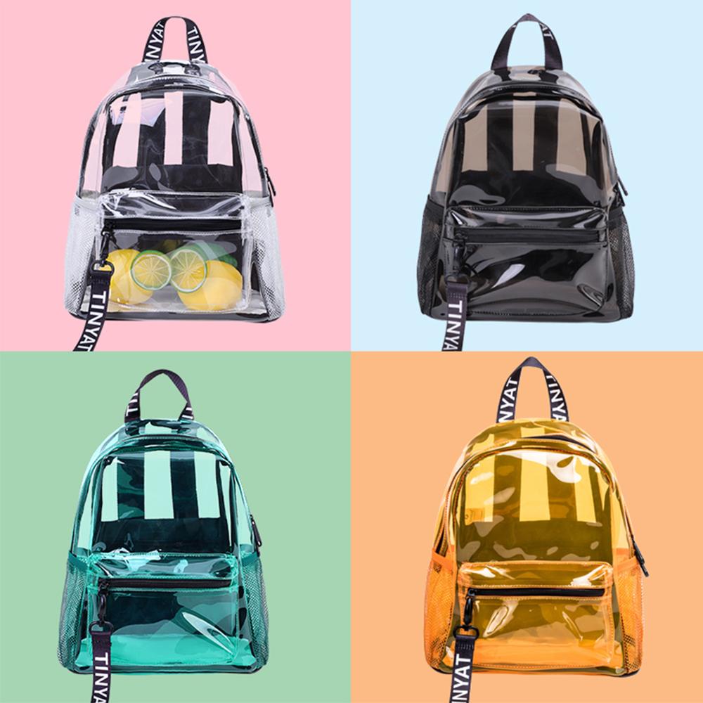 Transparent Clear Plastic Backpack
