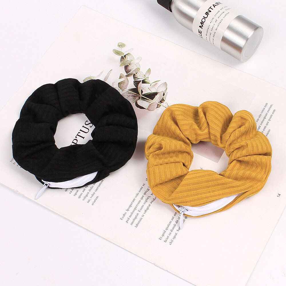 Scrunchie with Pocket Elastic Hair Accessory