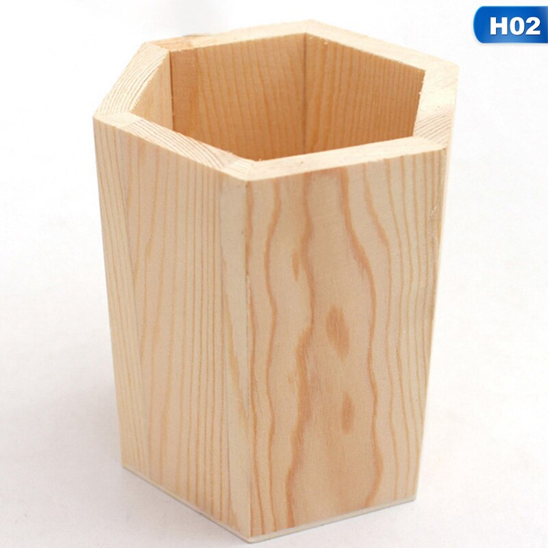 Bamboo Pencil Holder Desk Organizer