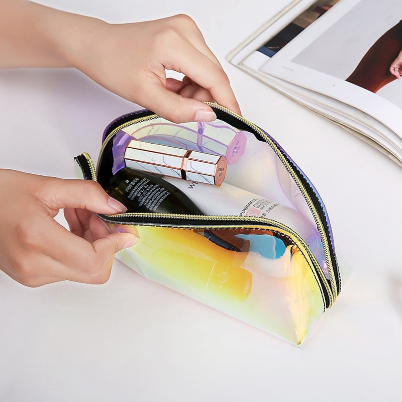 Transparent Makeup Pouch Cosmetic Bag