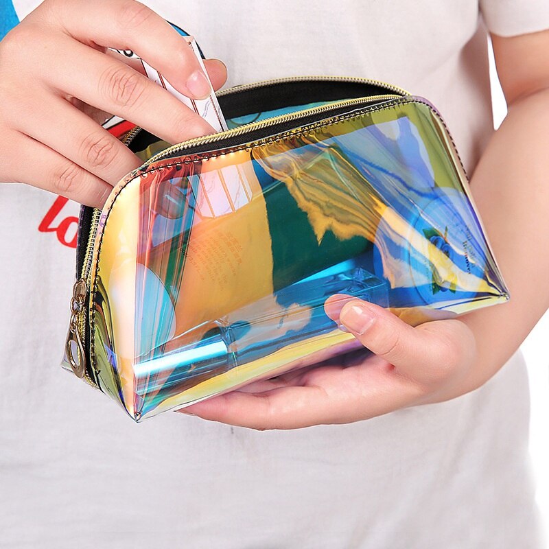 Transparent Makeup Pouch Cosmetic Bag