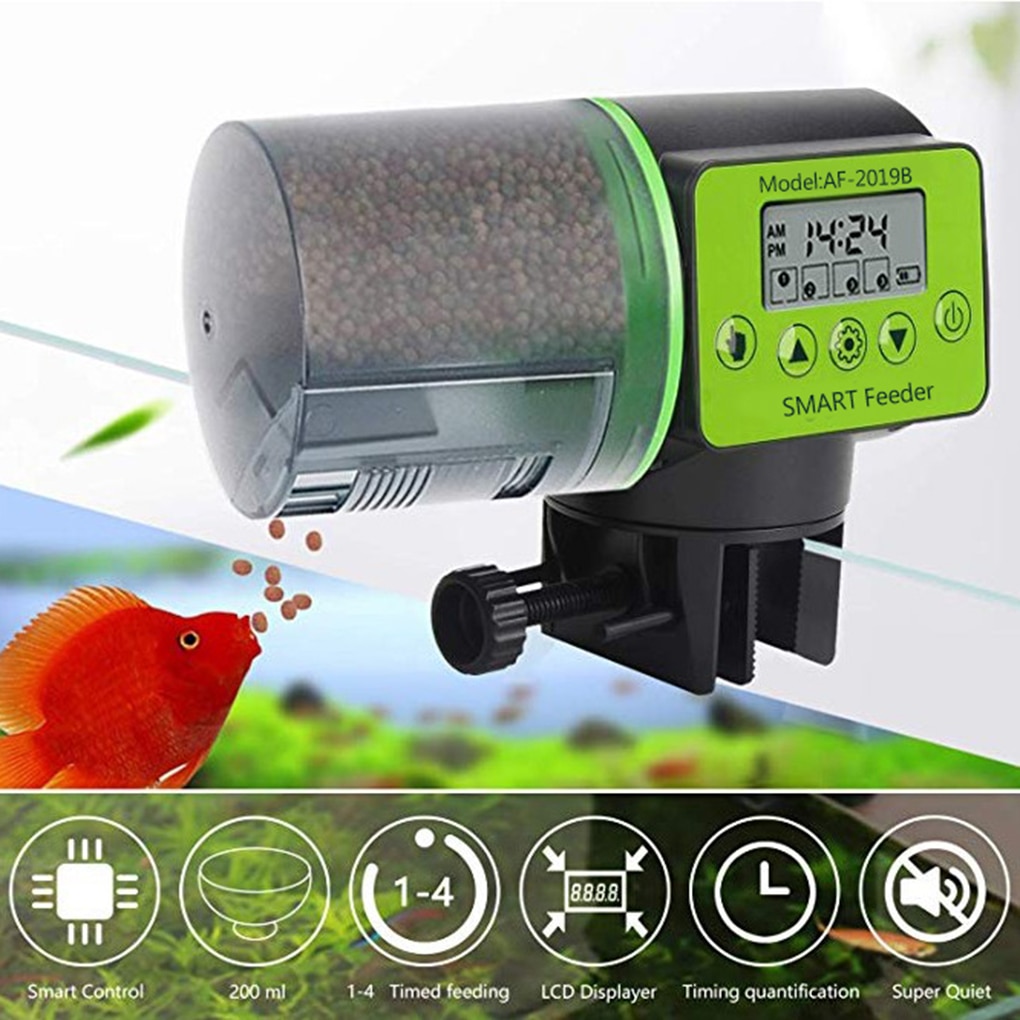 Fish Feeder Timer Automatic Dispenser