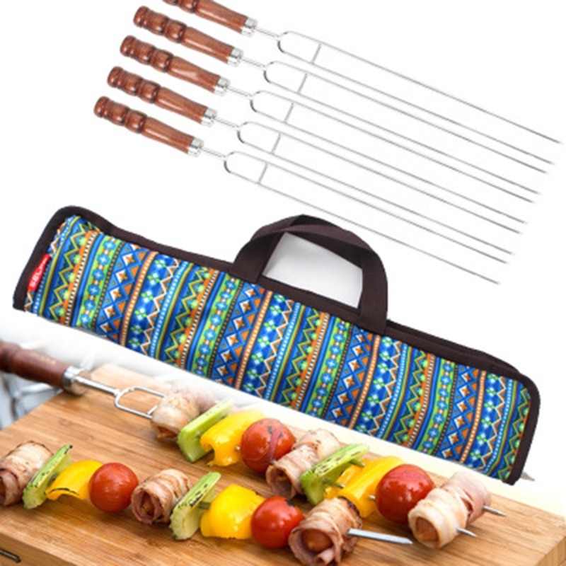 Barbecue Forks Stainless Skewers (5pcs)