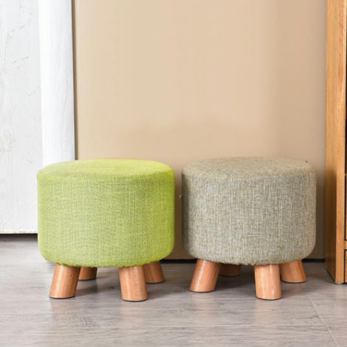 Upholstered Footrest Stool