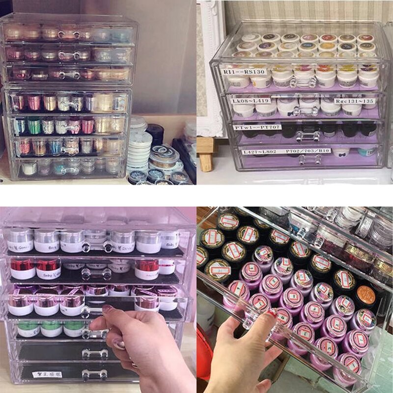 Acrylic Makeup Drawers Multi-purpose Storage