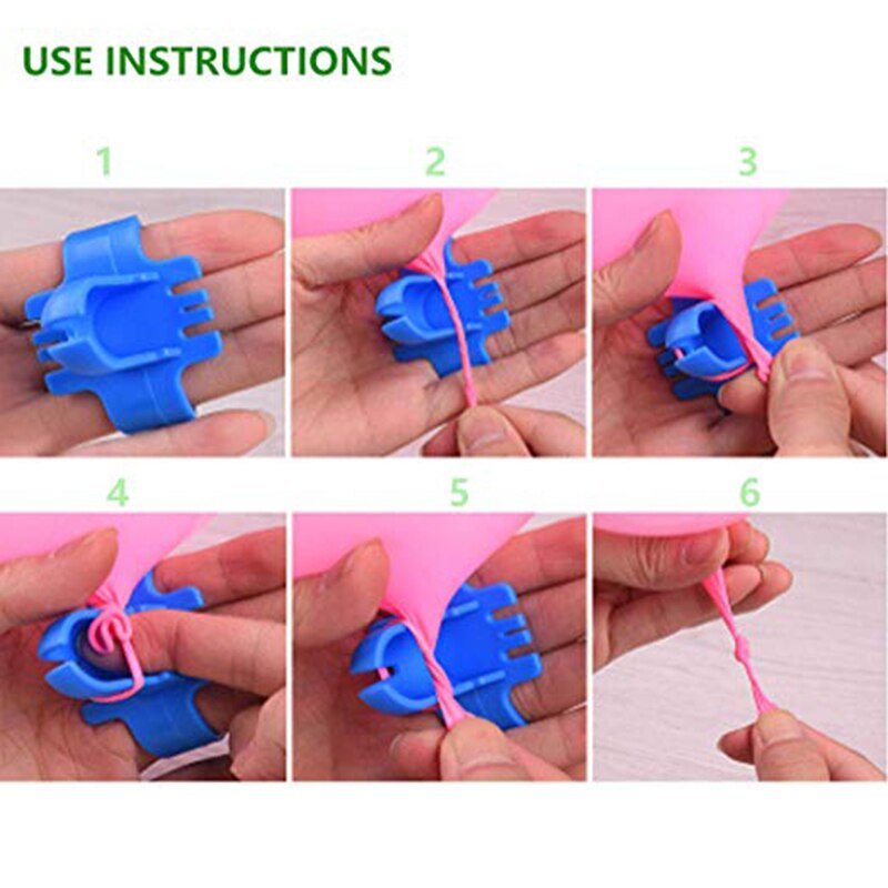 Balloon Tying Tools Quick-Tie Set (2pcs)