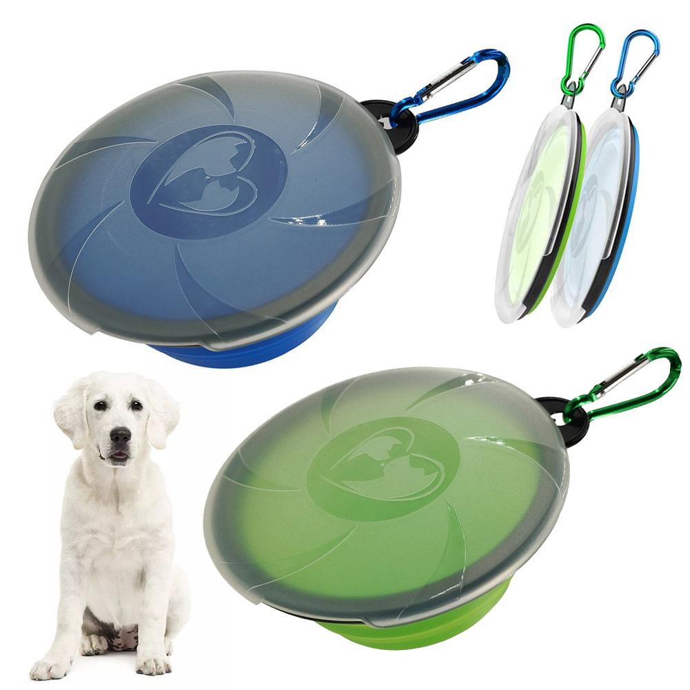 Portable Dog Bowl with Cover