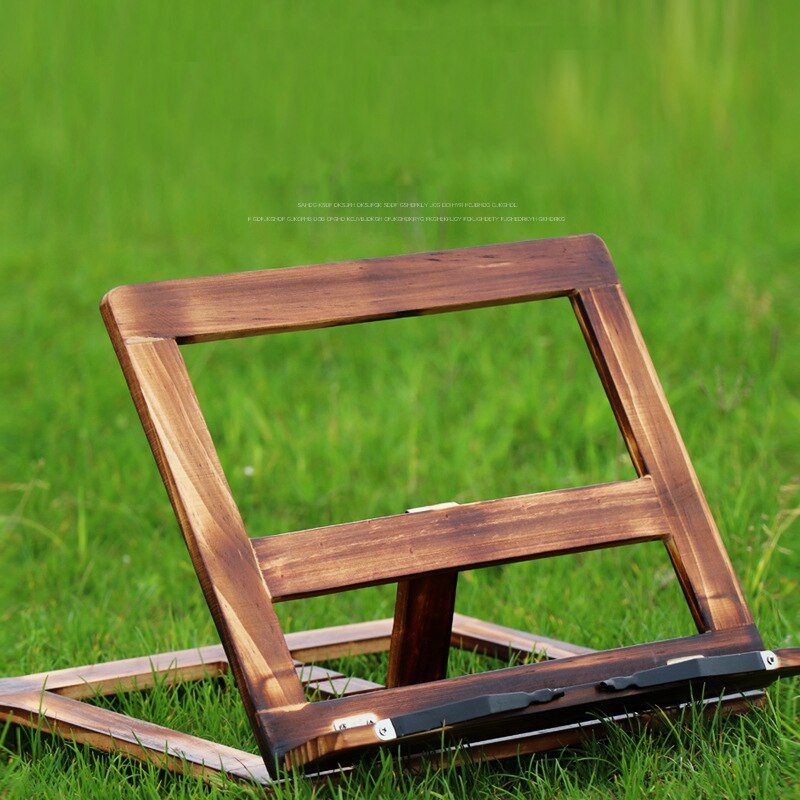 Wooden Table Book Stand