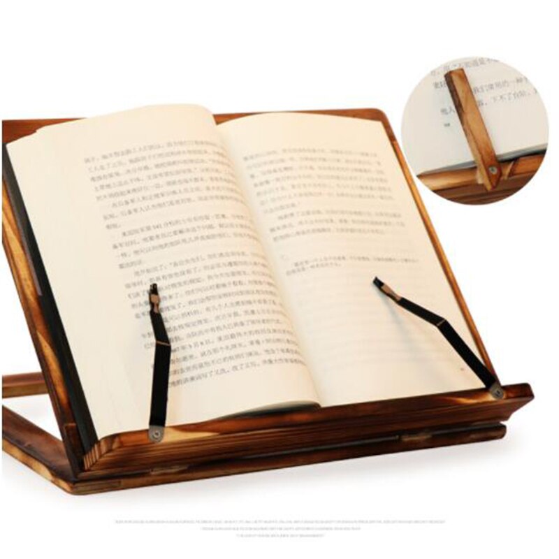 Wooden Table Book Stand