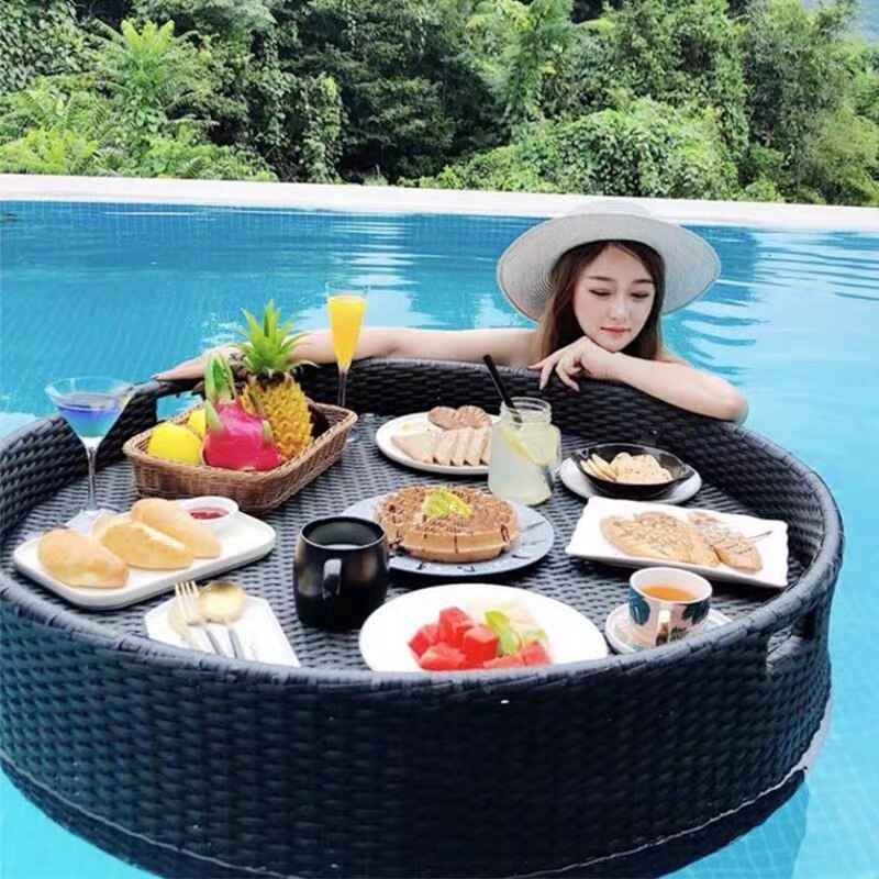 Floating Tray for Pool Rattan Table