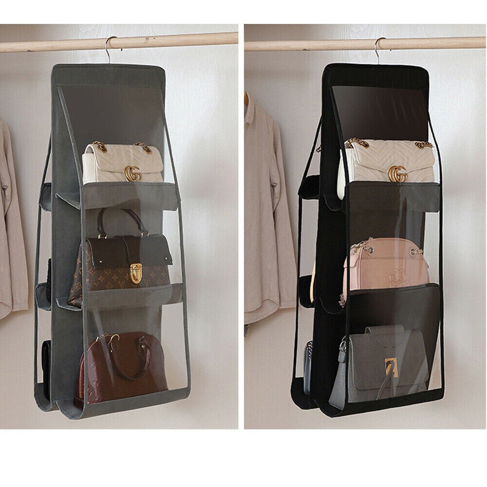 Handbag Storage Organizer 6 Pocket Bag Holder