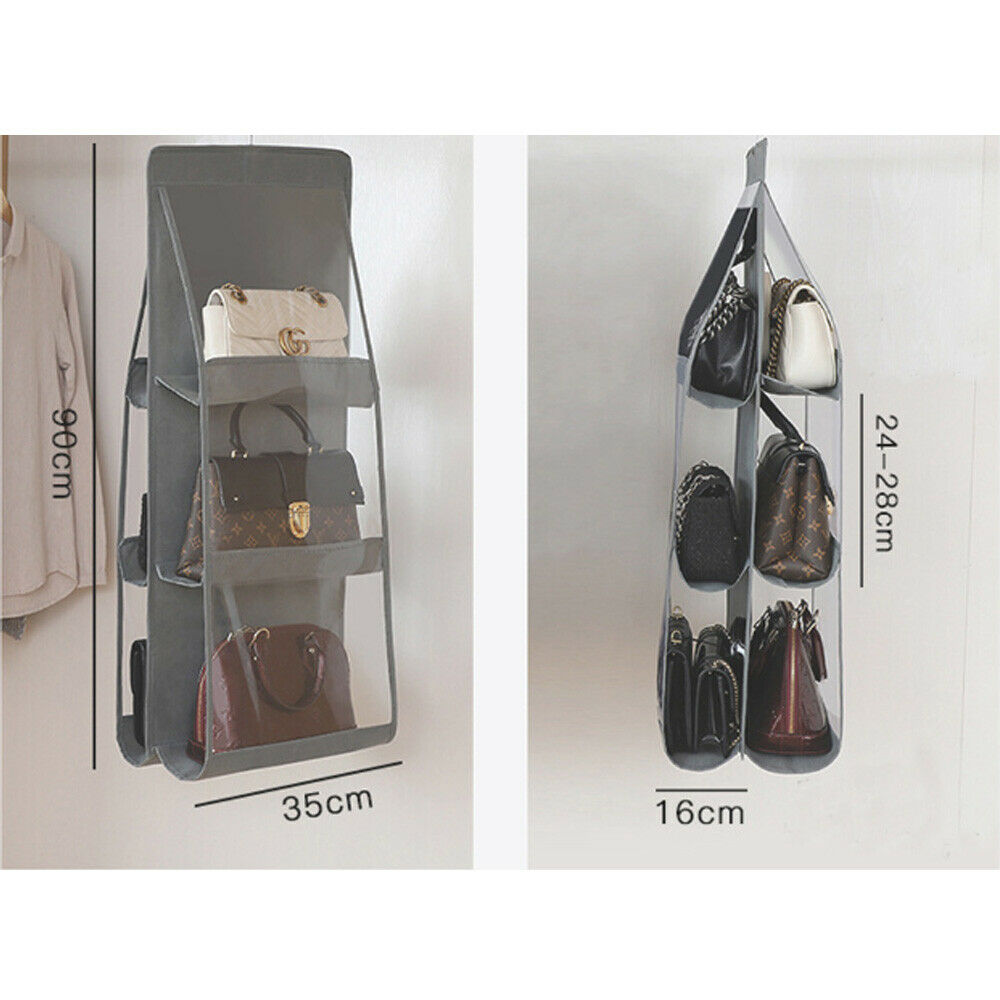 Handbag Storage Organizer 6 Pocket Bag Holder