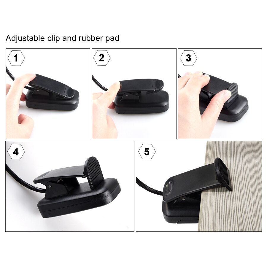 LED Clip Portable Reading Light