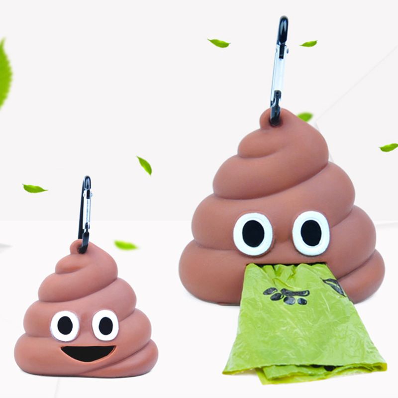 Dog Waste Bag Dispenser Poop Design