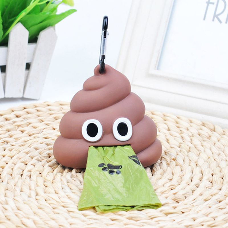 Dog Waste Bag Dispenser Poop Design