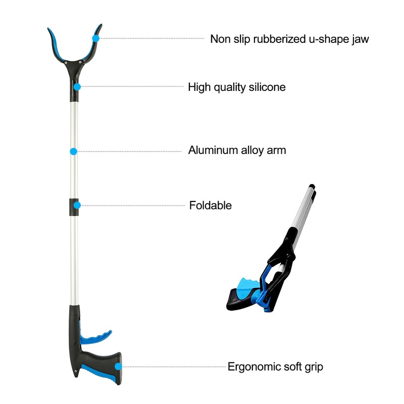 Litter Picker-Upper Extender Stick