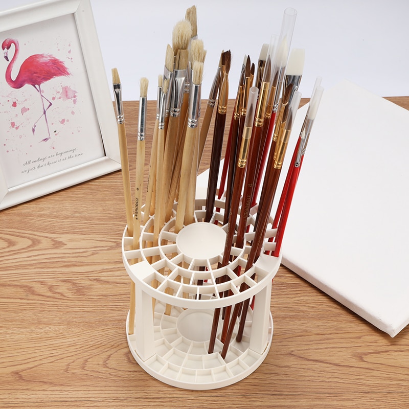 Paint Brush Storage 49-Hole Holder