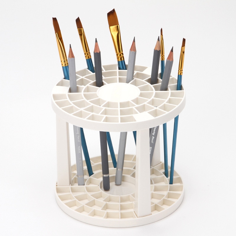 Paint Brush Storage 49-Hole Holder