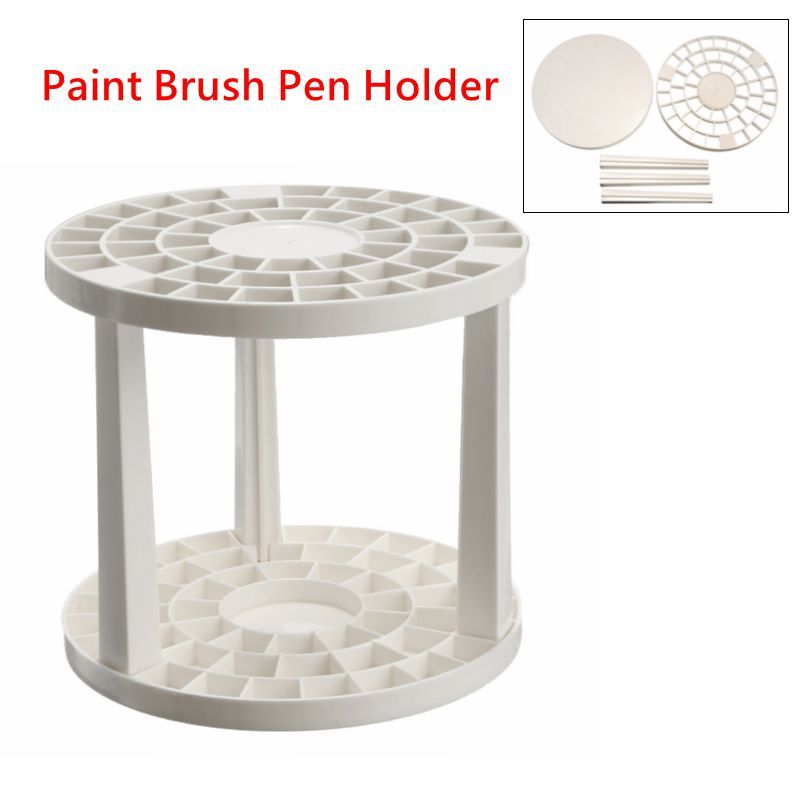 Paint Brush Storage 49-Hole Holder