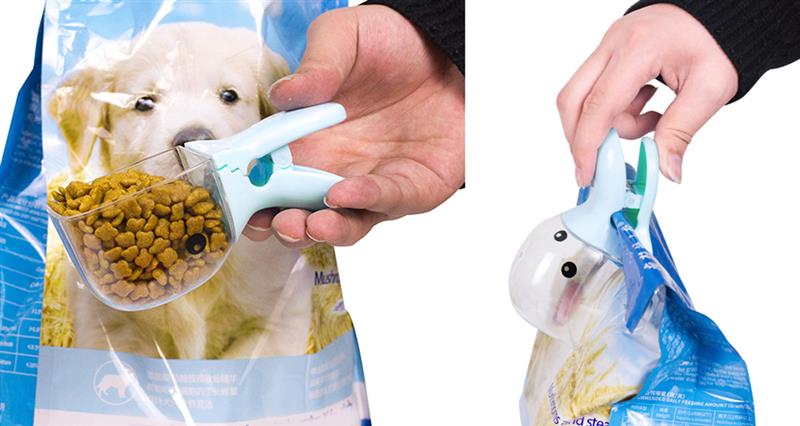 Pet Food Scoop Duckbilled Bag Clip