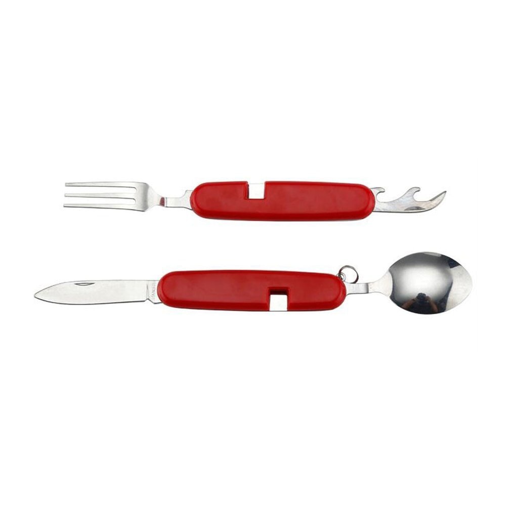 Camping Silverware 4 Utensils in 1