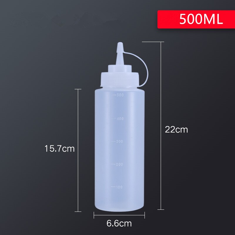 Plastic Squeeze Bottle 500ml Container