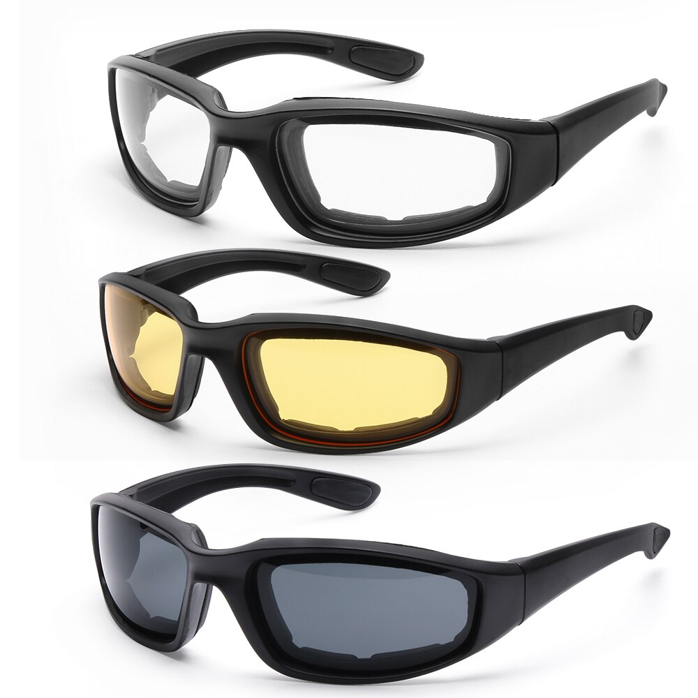 Motorcycle Padded Riding Glasses