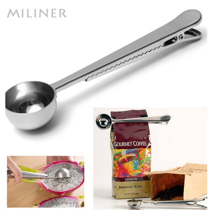 Coffee Measuring Spoon Stainless Clip