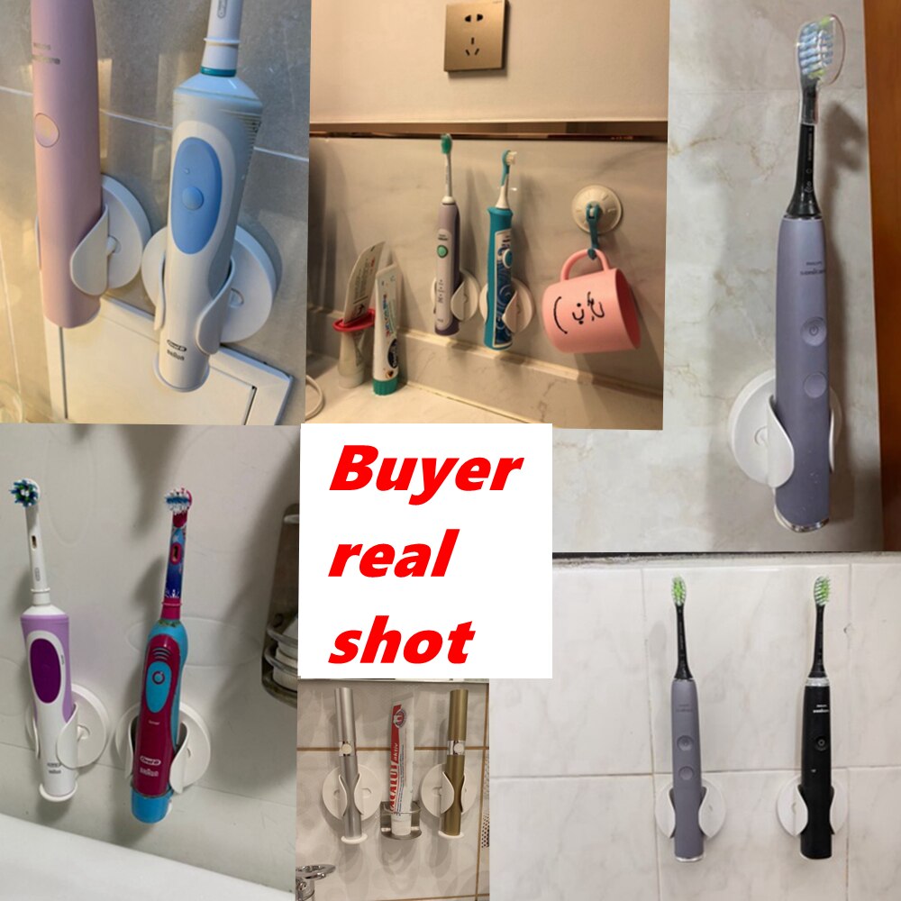 Electric Toothbrush Holder Wall Mount